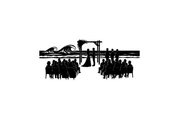 Beach Wedding Ceremony Vector Illustration: A Designer's Secret Weapon