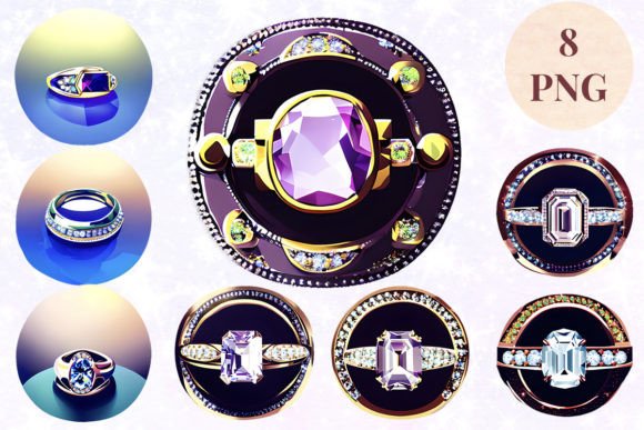 Elevate Your Projects with Wedding Ring 16 Clipart PNG