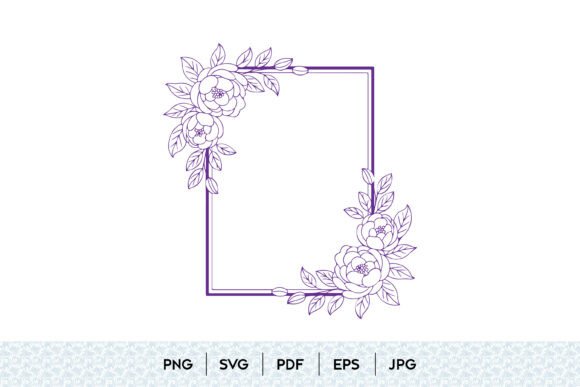 Floral Wedding Frame SVG: Your All-in-One Design Toolkit