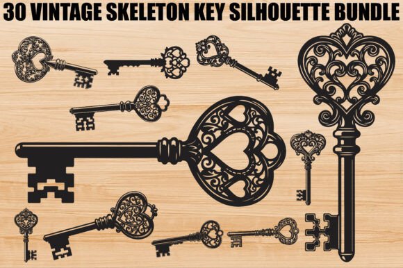 Vintage Skeleton Key Bundle: Unlocking Creative Potential