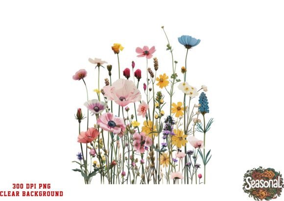 Watercolor Floral Wedding PNG: A Fresh Take on Spring Design
